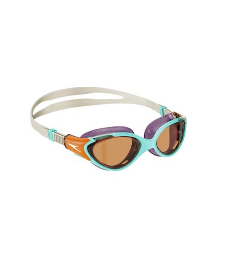 Womens/ladies Biofuse 2.0 2024 Swimming Goggles Blue Orange Speedo