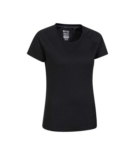 T-shirt endurance femme noir Mountain Warehouse