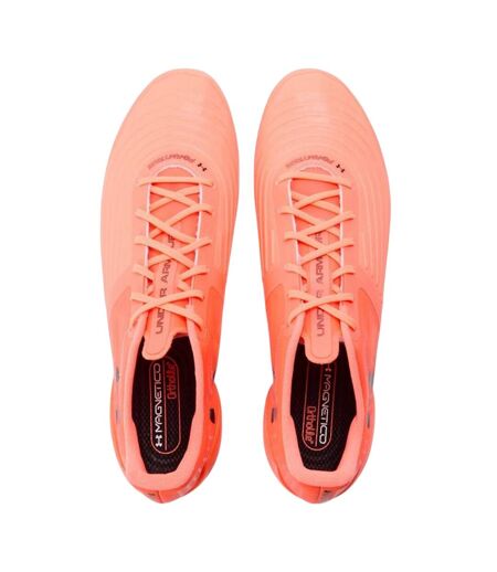 Mens Magnetico Sl Pro Firm Ground Football Boots Orange Under Armour