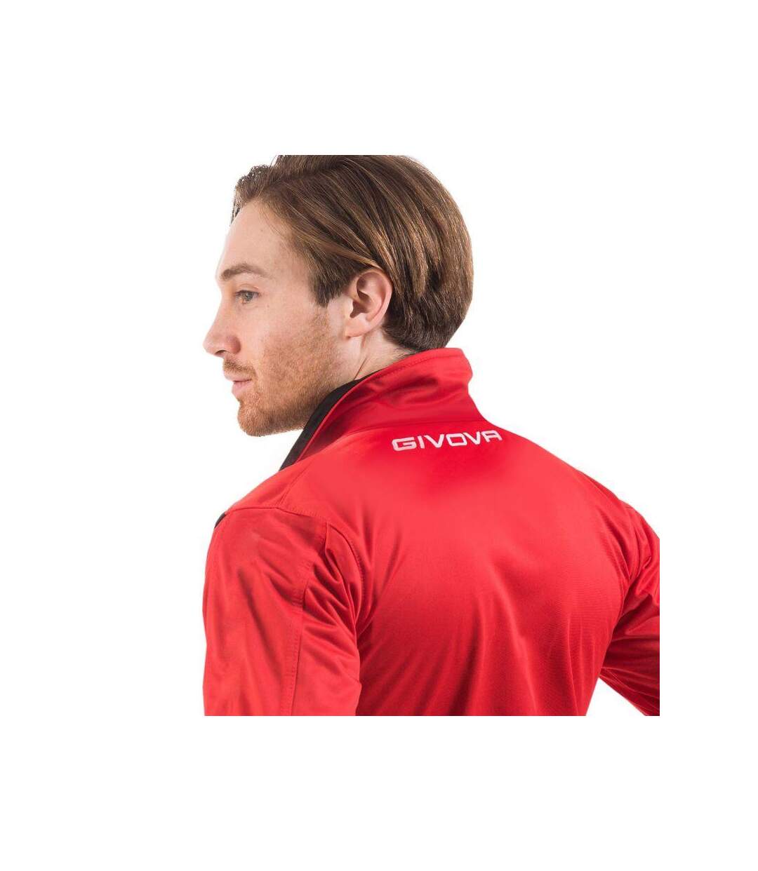 Ensemble De Survêtement Motif/style Logo Tuta Visa Homme Rouge Noir Givova-3