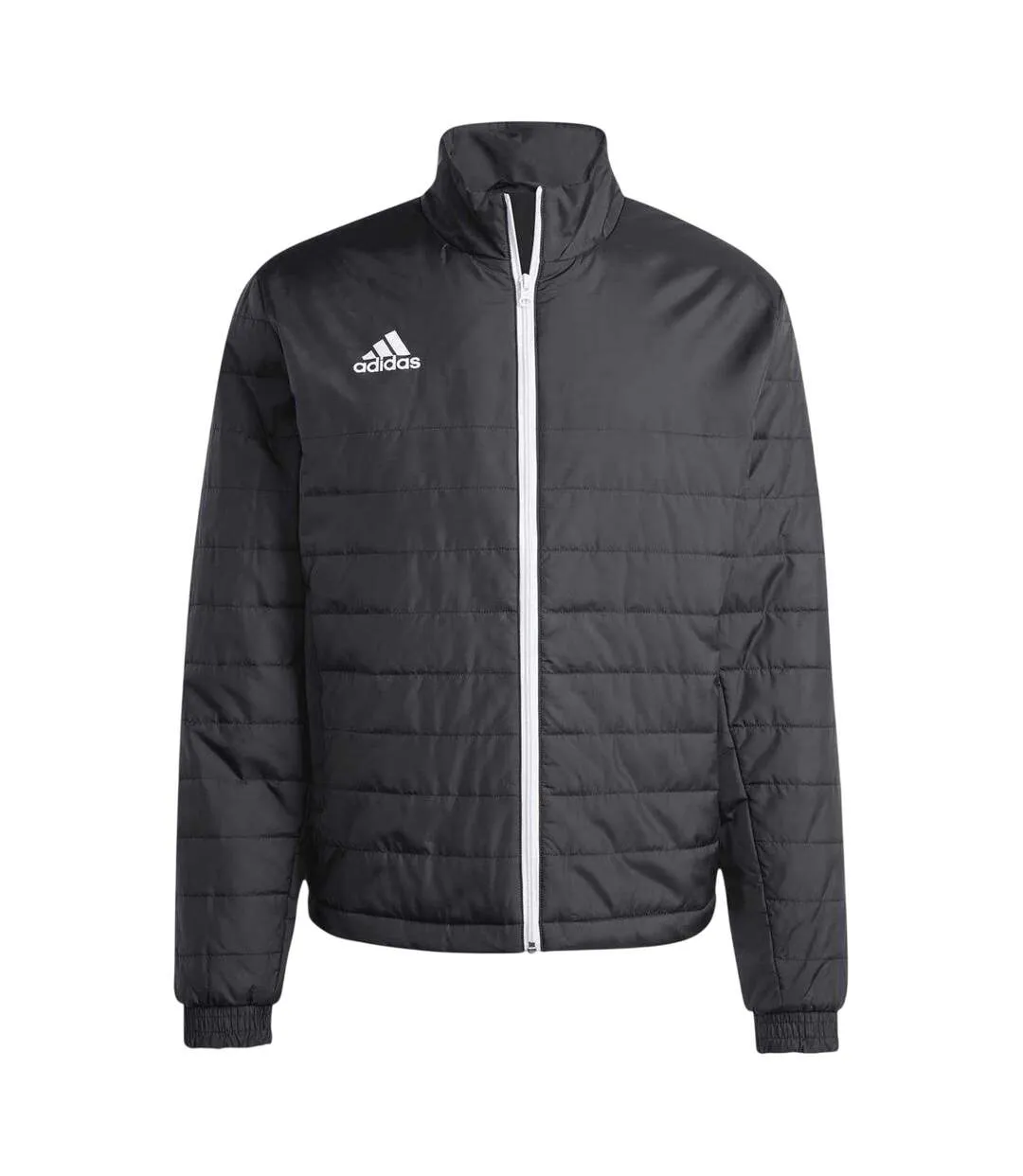 Mens Entrada Jacket Black Adidas-2