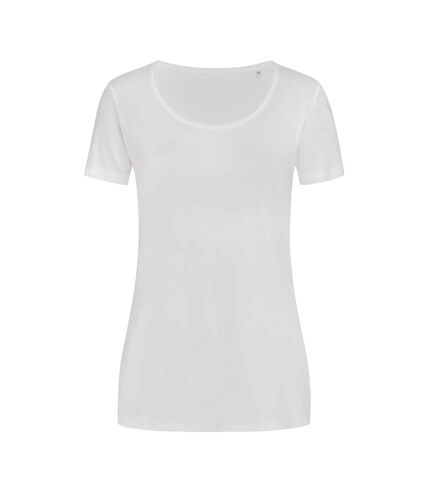 T-shirt finest femme blanc Stedman