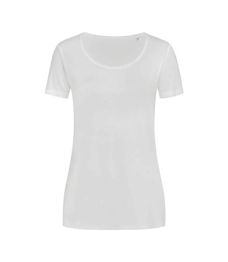 T-shirt finest femme blanc Stedman