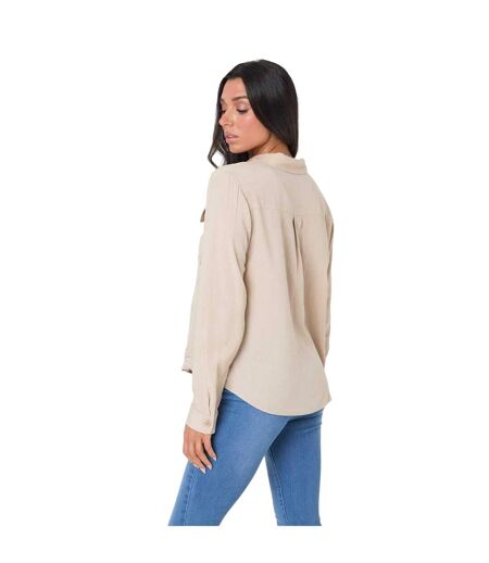 Chemise Femme Beige Gris I Saw It First