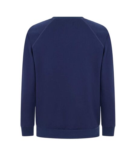 Sweat Manches Raglan Motif/style Emblème Homme Bleu Marine Aquascutum