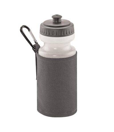 Quadra Water Bottle and Holder (Graphite/Gray) (One Size) - UTRW7944