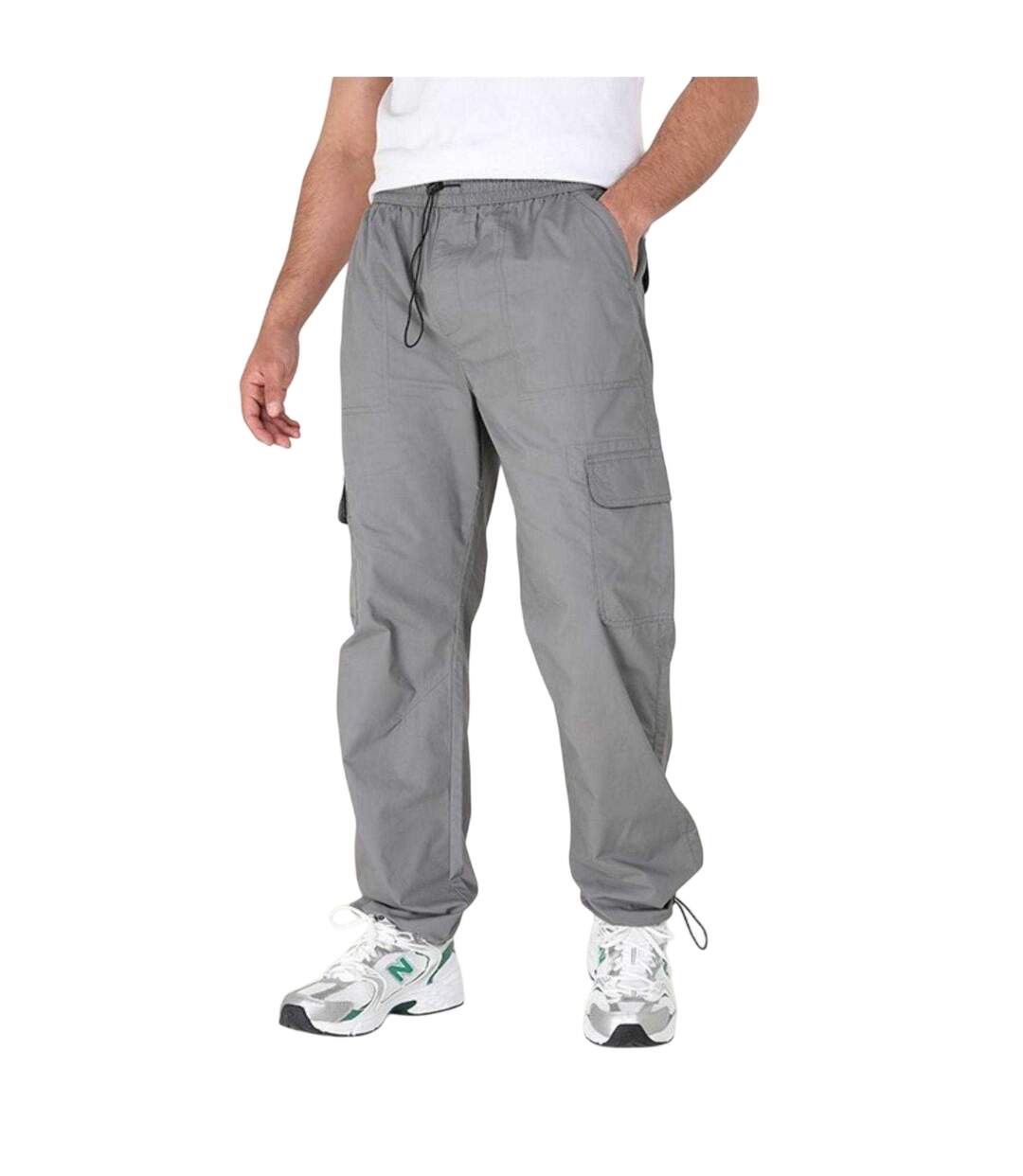 Pantalon À Poches Homme Gris Foncé Brave Soul-2