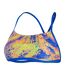 Womens/ladies Abstract Bikini Top Pink Yellow Speedo-1