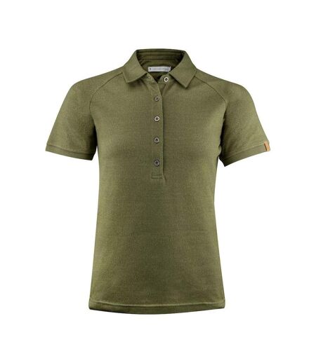 Polo Brookings Femme Vert Kaki Foncé Harvest