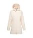 Womens/ladies Selenar Quilted Long Jacket Light Vanilla Regatta-1