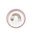 Lot de 6 Assiettes en Carton Nuage Rainbow 23cm Blanc-1