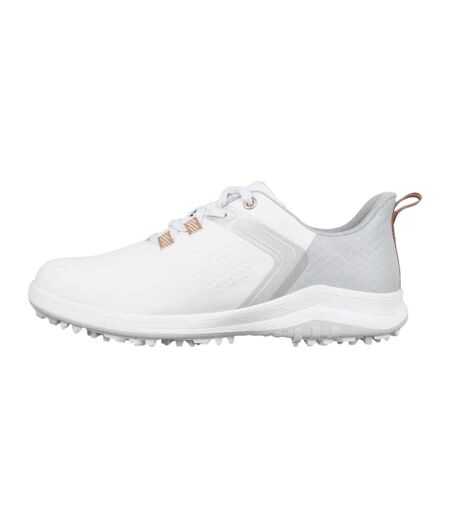 Chaussures De Golf Series Homme Blanc Gris Rose Doré Slazenger