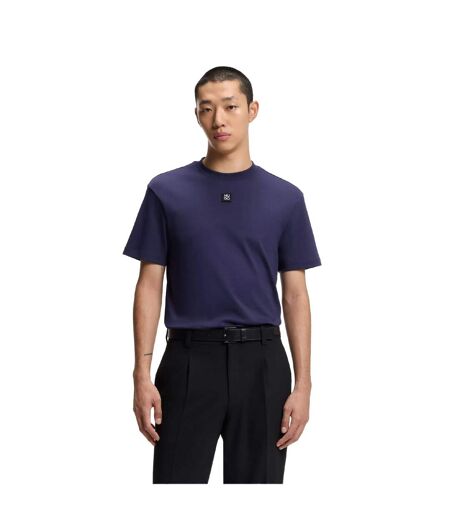 T-shirt Motif/style Empilé Dalile Homme Bleu Marine Hugo