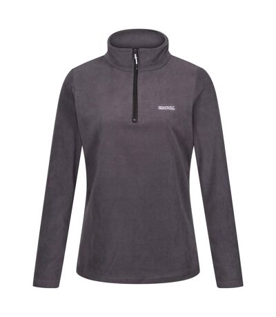 Great outdoors womens/ladies sweetheart 1/4 zip fleece top seal grey Regatta