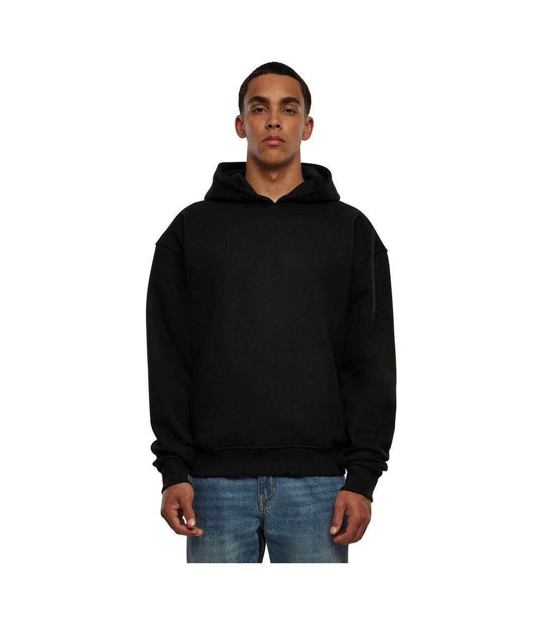 Sweat à capuche homme noir Build Your Brand-3