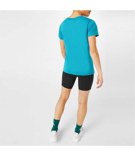 T-shirt Femme Bleu Sarcelle Slazenger