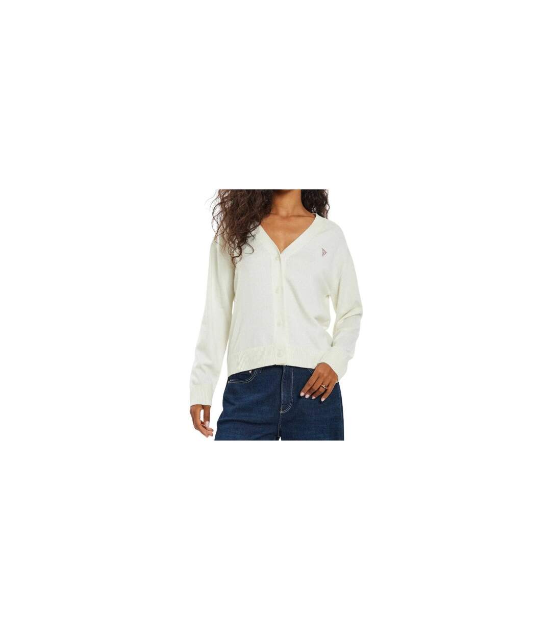 Sweat Femme Écru Guess-1