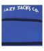 Sweat Motif/style Rayé Homme Bleu Roi Lazy Jacks-4