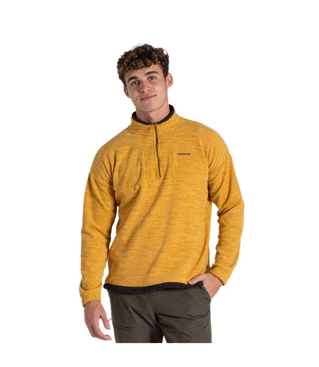 Haut polaire esk homme jaune vif Craghoppers-1