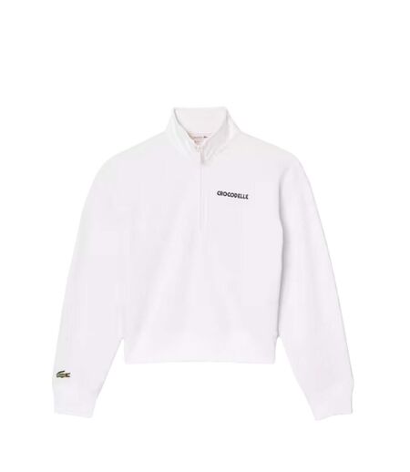 Sweat Jeu Set Et Match Femme Blanc Lacoste
