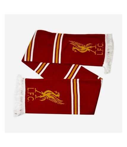 Liverpool FC Knitted Jacquard Winter Scarf (Red/White/Yellow) (One Size) - UTBS3697