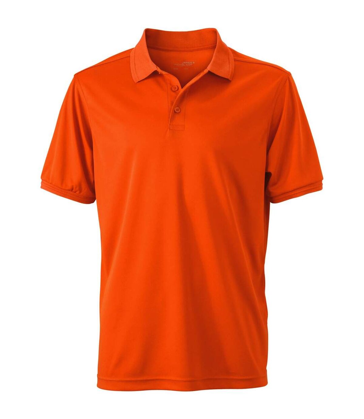 Polo micro-polyester HOMME JN576 - orange foncé