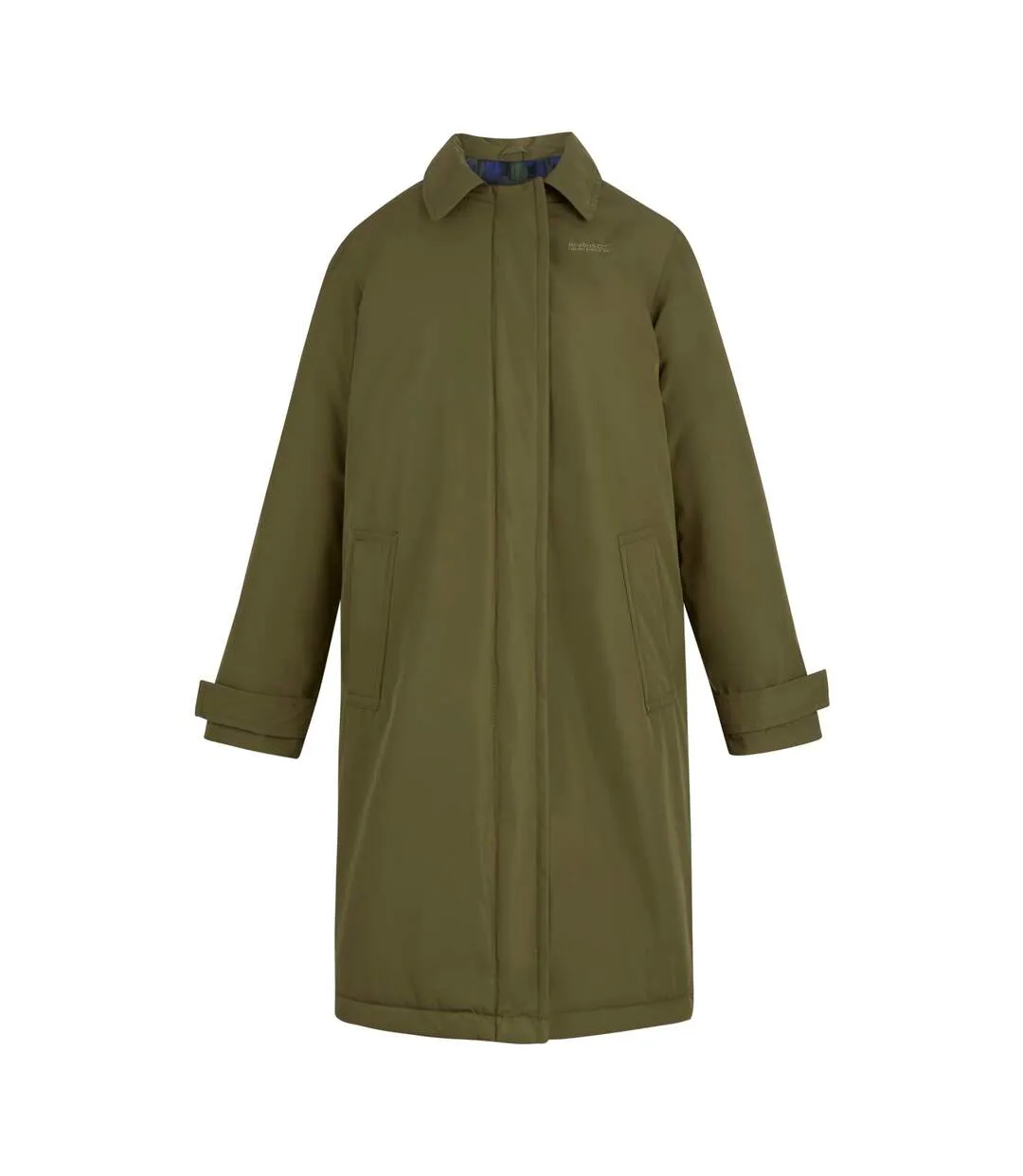Womens/ladies Orla Kiely Mac Waterproof Jacket Military Green Blue Regatta-2