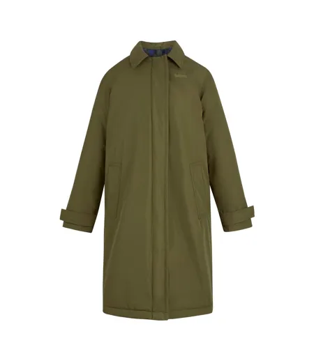 Womens/ladies Orla Kiely Mac Waterproof Jacket Military Green Blue Regatta