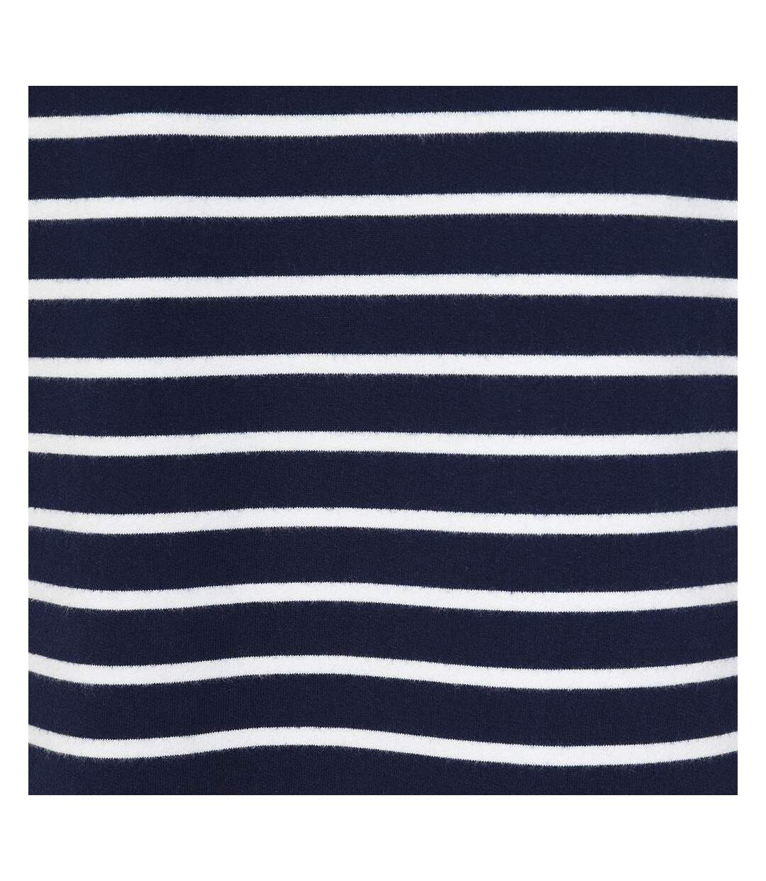 Sweat Motif/style Rayé Femme Bleu Mer Lazy Jacks-4