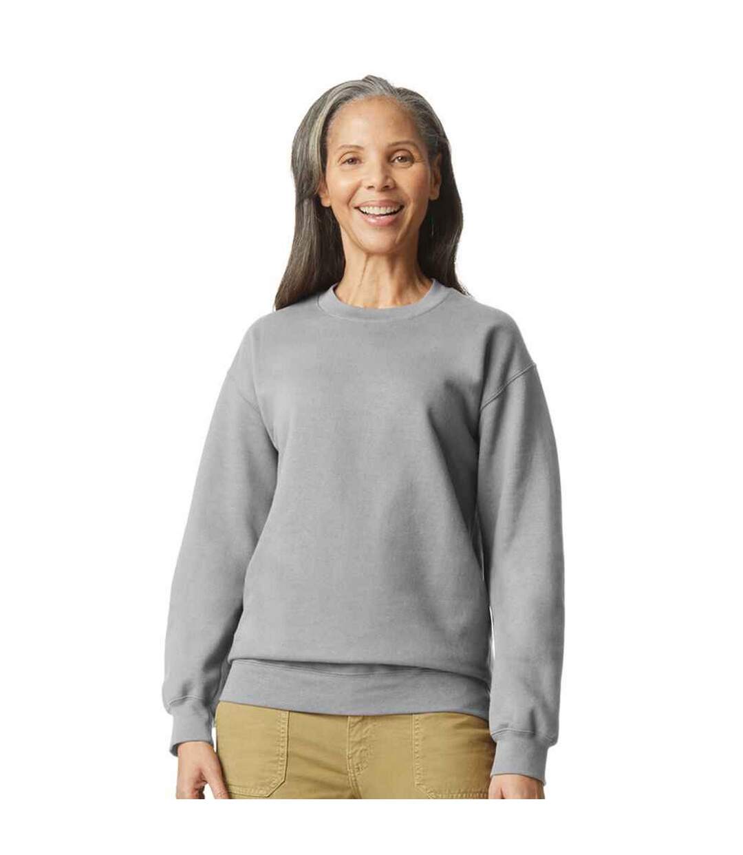 Sweat Softstyle Adulte Ciment Gildan-1