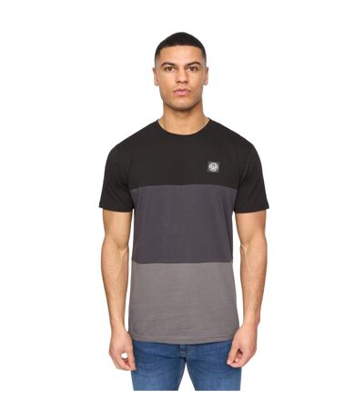 T-shirt Henpanel Homme Noir Henleys