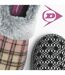 Ladies Cosy Memory Foam Open Back Knitted Slippers-6