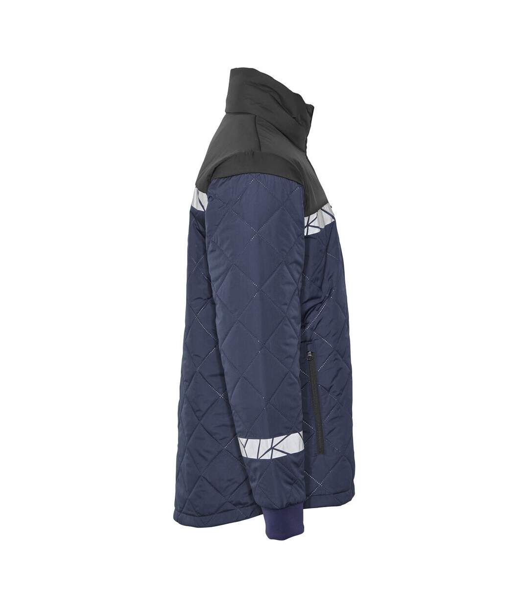 Doudoune Matelassée Progression Homme Bleu Marine Noir Projob-3