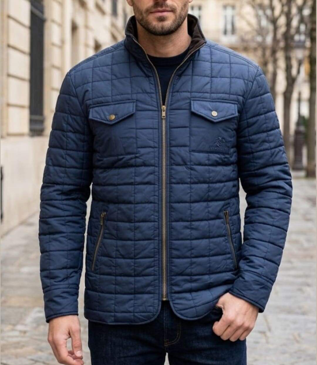 WINCHESTER JUDE2 — Blouson matelassé bleu : confort thermique et robustesse-1
