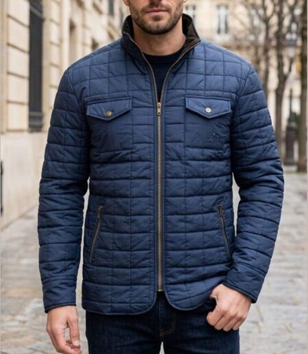 WINCHESTER JUDE2 — Blouson matelassé bleu : confort thermique et robustesse