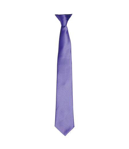 Premier Unisex Adult Satin Tie (Purple) (One Size) - UTPC6346