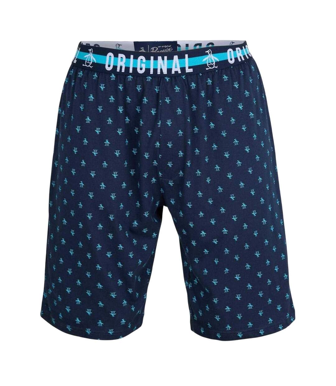 Mens All-over Print Pyjama Shorts Blue Original Penguin-1