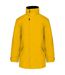 Kariban Mens Parka Performance Jacket (Yellow/Dark Grey) - UTRW731
