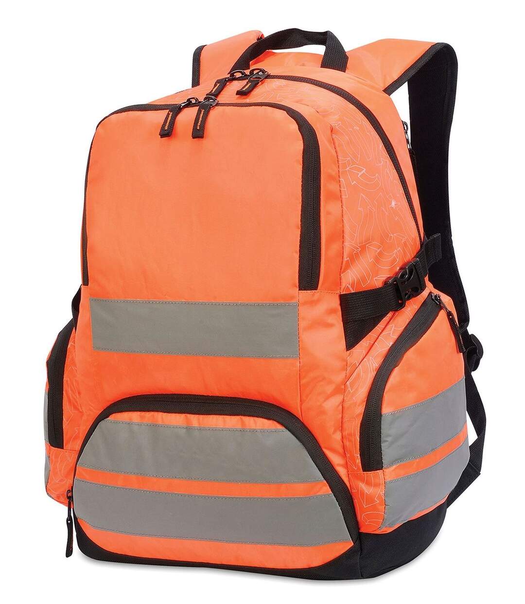 Sac à dos haute visibilité - sécurité - 7702 - orange fluo-2