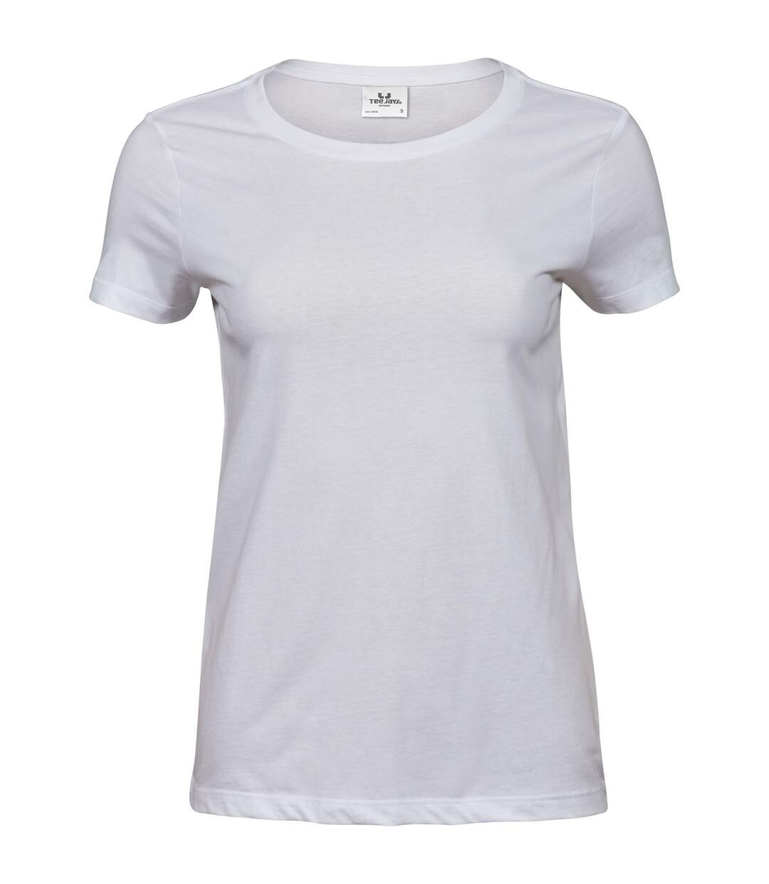 Womens/ladies luxury t-shirt white Tee Jays-1