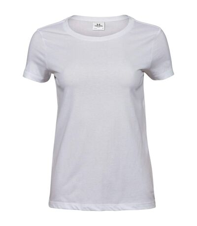 Womens/ladies luxury t-shirt white Tee Jays