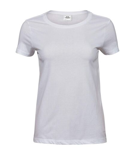 Womens/ladies luxury t-shirt white Tee Jays