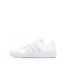 Baskets blanches/turquoises femme adidas grand court base 2.0-1