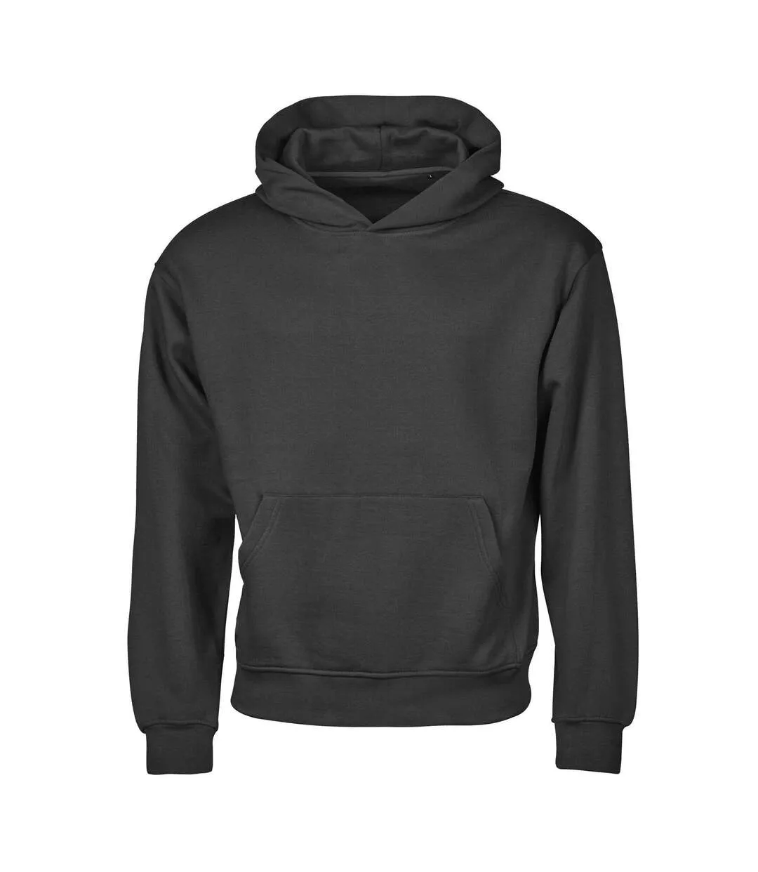 Mens Urban Heavy Loose Fit Hoodie Black Tee Jays-1
