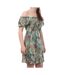 Robe Kaki à feuilles Femme Vero Moda Easy - S