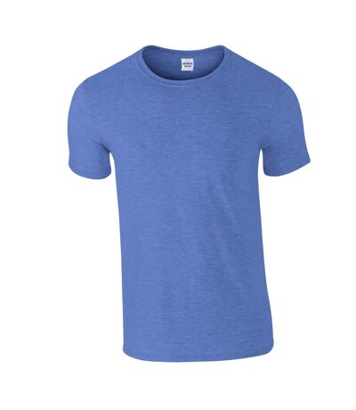 T-shirt softstyle adulte bleu roi chiné Gildan