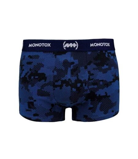 Boxers Motif/style Camouflage Abstrait Basics Homme Bleu Noir Gris Monotox