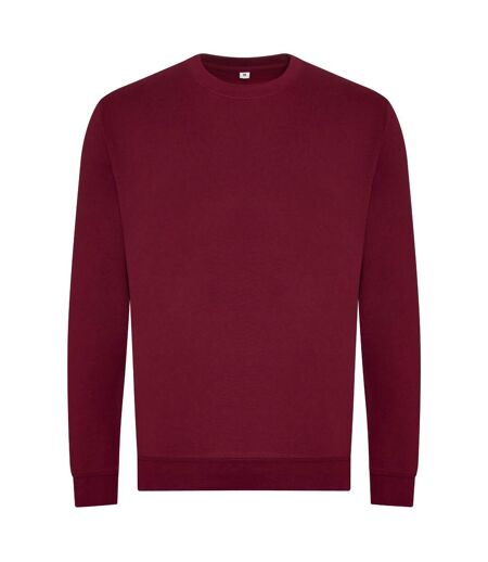 Awdis Mens Organic Sweatshirt (Burgundy)