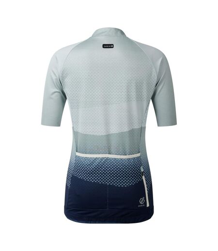 Maillot De Cyclisme Motif/style Éclair Femme Vert Pâle Dare 2B