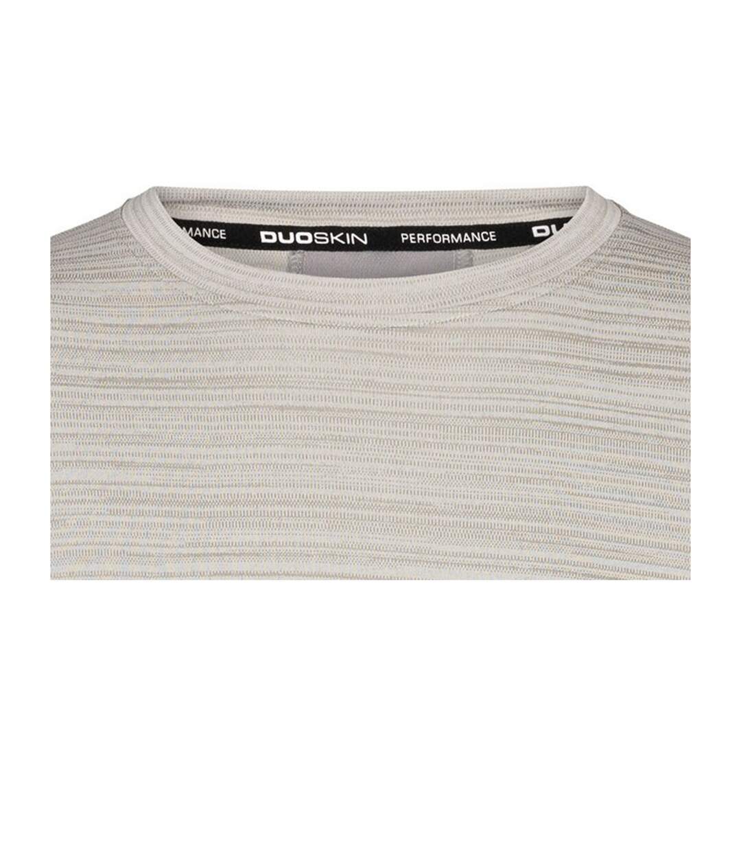 Womens/ladies Nettil Long-sleeved Active Top Platinum Marl Trespass-3